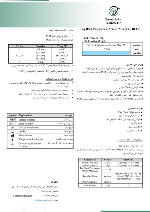 Master Mix for molecular diagnostic